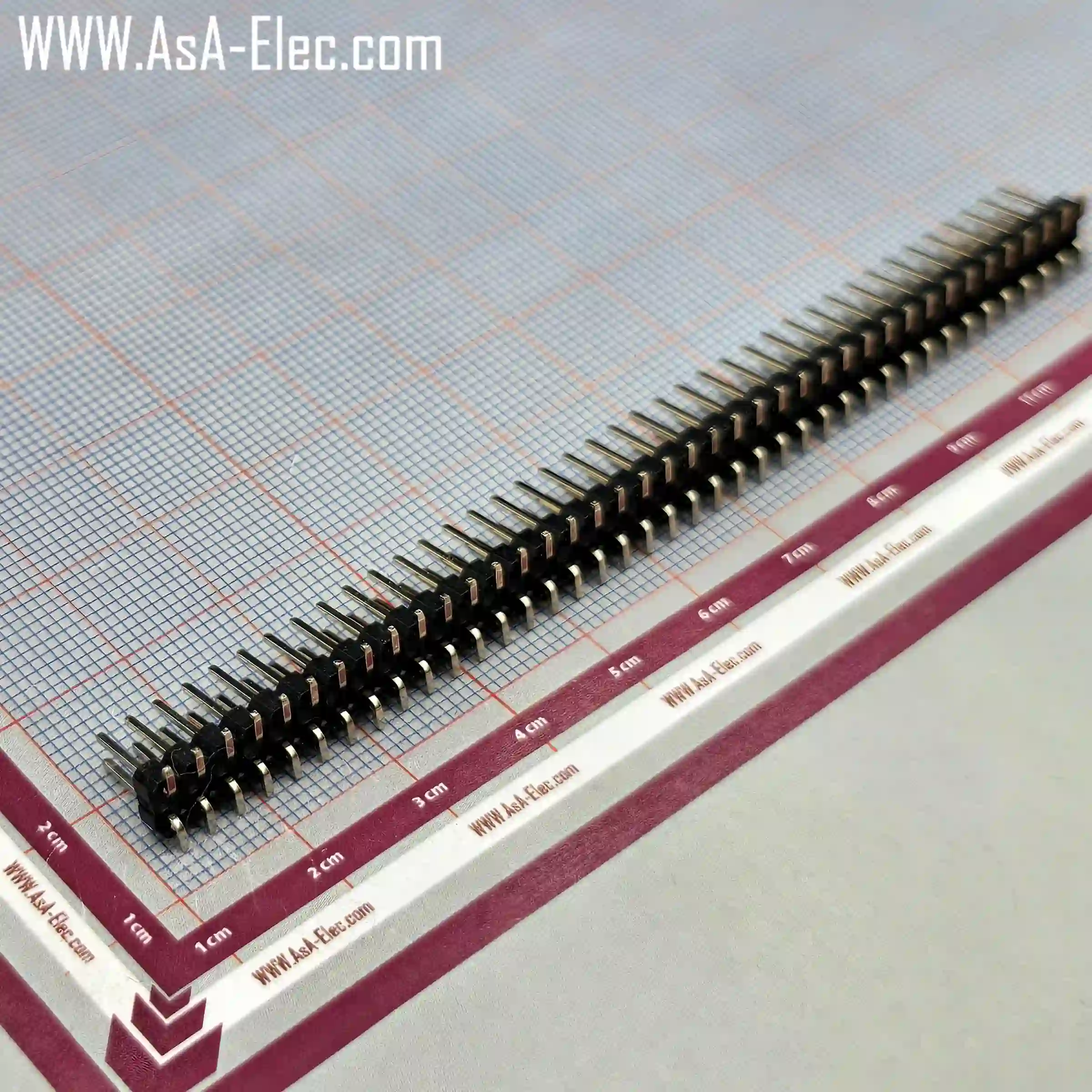 پین هدر 40*2 نری اتصال سطحی 2.54 میلیمتر SMD